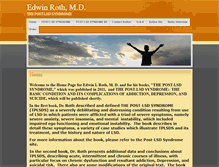 Tablet Screenshot of edwinrothmd.com